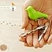 Couple Pair Sparrow Bird House Nest Whistle Key Holder Ring Keyholder Keychain Keyring Hanger Rack