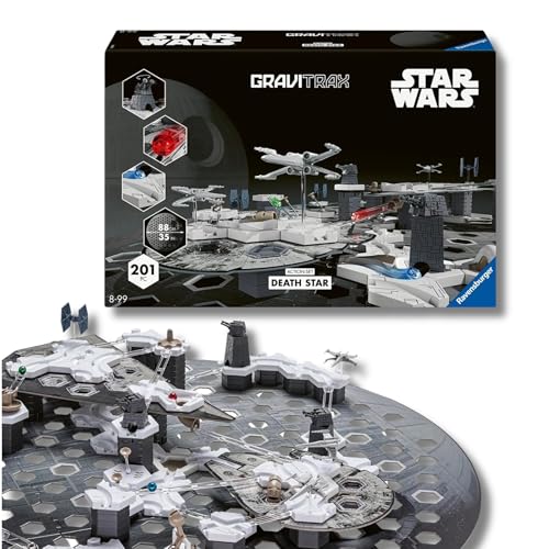 Ravensburger - Gravitrax Star Wars Deathstar | Circuito Canicas con 201 Piezas | Rompecabezas Niños con Canicas | Juegos para Niños De 8 Años