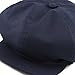 The Hat Depot 100% Cotton Plain Blank 6 Panel Newsboy Gatsby Apple Cabbie Cap Hat Made in USA (Navy)
