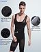 Shaxea Compression Tank Top for Men, Tummy Control and Gynecomastia Slimming Body Shaper (L, BLACK)