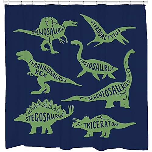 dinosaur shower curtain