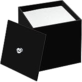 DELIPPLY Disposable Face Towel Holder, Facial Towelettes Container Box, Acrylic Box for Facial Towels, Black