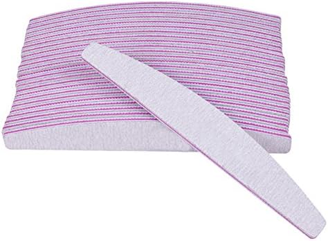 Gemini_mall® 10 Pcs Nail Art Sanding Buffer Buffing Manicure Acrylic Gel Files Grit Size 100/180 (White)
