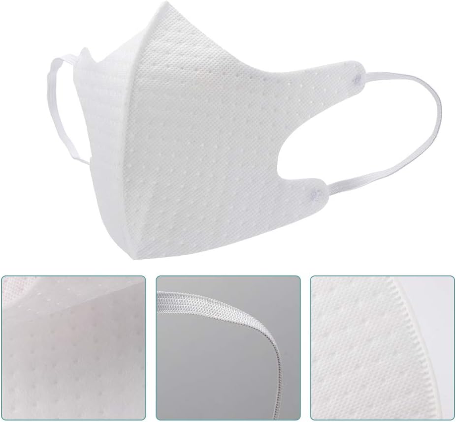 20PCS N93 Anti-Pollution Facial Shield, Adjustable Mouth Cover, Anti-Dust Mask, 4 layer Breathable Dust Filter Masks Mouth Cover Masks for Men Women Kids Teens, Outing, Tourism, Train Station