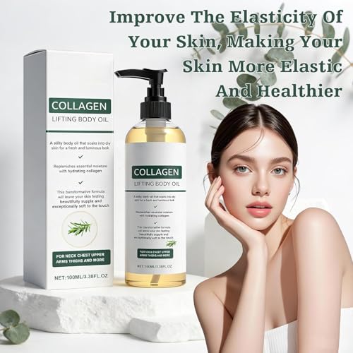 Collagen Lifting Body Oil, 2026 Collagen Oil, Collagen Oil for Firming Skin, Lightweight Moisturizing Oil for Face and Body, Improves Elasticity (2PCS)