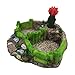 RONSHIN Simulate Cactus Shape Feeder Food Water Feeding Bowl for Reptile Tortoise Lizards 25589thumb 2