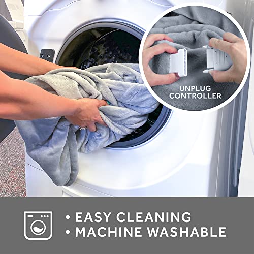 Sunbeam Royal Luxe Mushroom Heated Blanket Queen Pricepulse