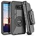 Galaxy Note 8 Case,DUEDUE Ring Kickstand Belt Clip Holster,Shockproof Heavy Duty Hybrid Hard PC Soft Silicone Full Body Rugged Protective Case for Samsung Galaxy Note 8,Black