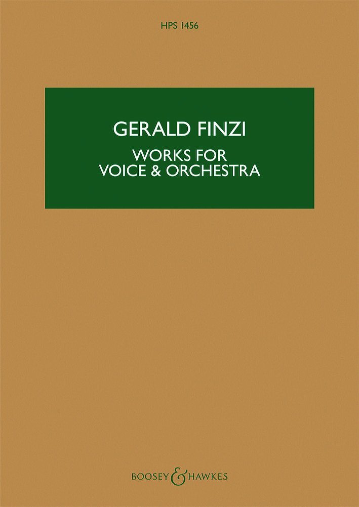 Works for Voice and Orchestra - Hawkes Pocket Scores - Voice and Orchestra - ( BH 12337 )