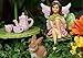Pretmanns Fairy Garden Accessories – Kit with Miniature Fairy Garden Fairies – 9 Piece Figurine & Furniture Set – Fairy Garden Supplies
