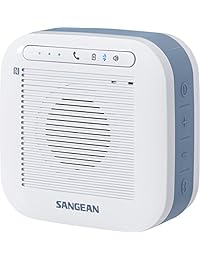 Sangean H205 AM FM   Alerta meteorológica impermeable para ducha Altavoz Blanco