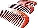 Unique Gift - Olina No Static Premium Quality Natural Rosewood Pocket Hair Comb Beard Comb Moustache Comb with Natural Wood Aromatic Smell (Wide-tooth, Rosewood Gold Carved, 4.7'')