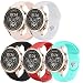 Compatible for Michael Kors Runway Band, Lamshaw Sport Silicone Replacement Strap for Michael Kors Access Runway Smartwatch (5 Pack)