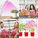 LED Grow Light for Indoor Plant,Elaine 45W 88 LED Timing Grow Lamp Auto On/Off with 3/6/12H Timer 5 Dimmable Levels 3 Switch Modes Red/Blue Full Spectrum,Adjustable Gooseneck (Red/Blue Spectrum)