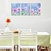 Canvas Wall Art Colorful Flowers Pictures Spa Zen Decor - Simple Life Canvas Art 3 Pieces x 12