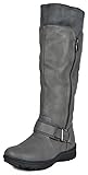 DREAM PAIRS Women's New Siberian Grey Faux Fur