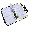 Ezyoutdoor-Plastic-12-Compartments-Storage-Case-Fly-Fishing-Lure-Spoon-Hook-Bait-Tackle-Box-Waterproof-Black