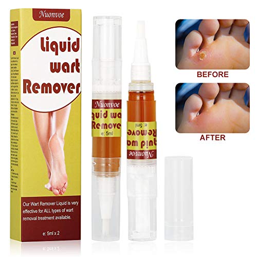 Wart Remover, Plantar Wart Remover, Wart Removal, Corn Remover, Wart Removal Pen with Natural Ingredients, Penetrates and Remove Plantar Warts, Corns, Callus, Stops Wart Regrowth, 5mlX2