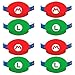 Adorable Multicolor Paper Super Mario Brothers Hats - 4.75