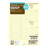 Filofax 2018 A5 Week to View with Appointments Refill, Cream Paper, Jan 2018 - Dec 2018, 8.25 x 5.75 inches (C68513-18)