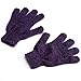 BelleSha Exfoliating Bath Gloves Pink and Purple 2 pairs