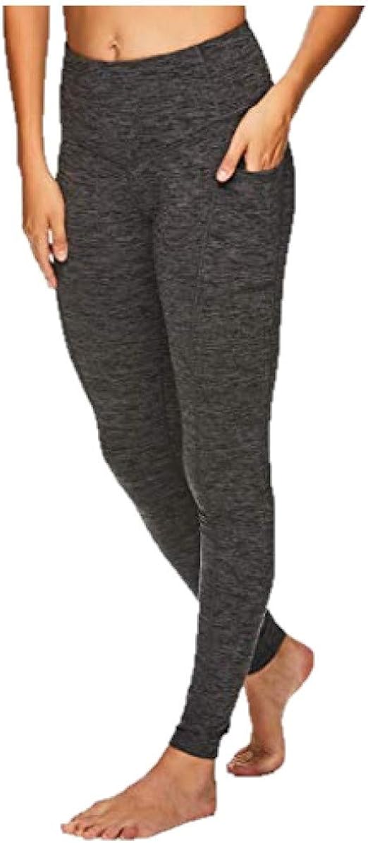 Gaiam Women's Om High Rise Waist Yoga Pants Performance Spandex Compression