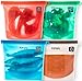 Reusable Food Bags - More Convenient and Cost Effective Than Plastic - 1 Litre Silicone Storage Bag - BPA Free, Hygienic and Leakproof - Safe to Use in Dishwasher, Microwave and Freezer - Set of 4