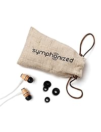 symphonized GLXY Premium, Dentro de oído de madera auténtica noise isolating Auriculares con micrófono Blanco