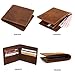 JEEP BULUO Man's Wallet RFID Genuine Leather Business Bifold Flip Purse
