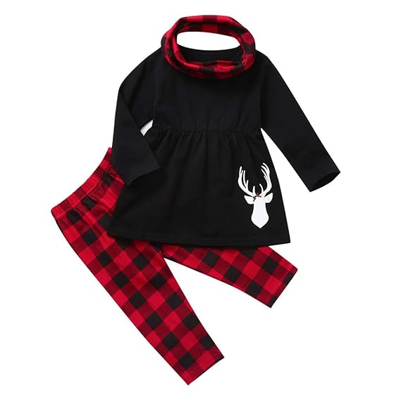 baby girl plaid pants