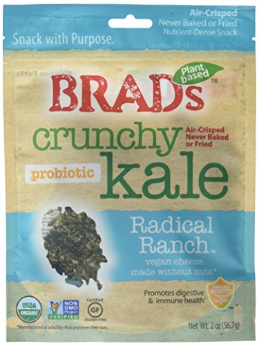 Brad's Plant Based Organic Crunchy Kale, Radical Ranch with Probiotics, 3 Count - Thumbnail 4