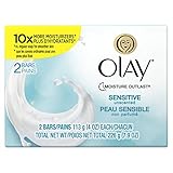 Olay Sensitive Bar Soap Bath 2-Bar 4 Oz