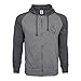 Real Madrid Hoodie Fz Summer Light Zip up Jacket Grey Adults (XL)