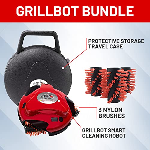 GRILLBOT Automatic Grill Brush for Outdoor Grills BBQ Brush for Grill