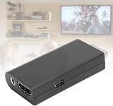 ASHATA PS2 to HDMI Converter Adapter with 3.5mm Audio for PS2 HDTV Monitor view 3