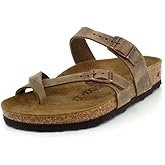 Birkenstock Women's Mayari Oiled Leather Slides Sandals