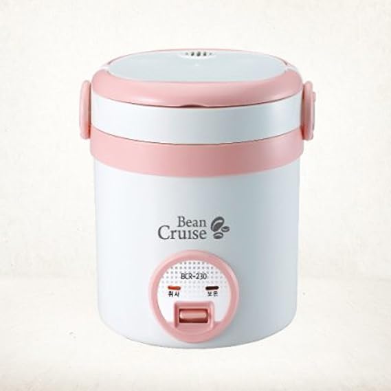Beancruise Mini Electric Rice Cooker, for One Person, Can