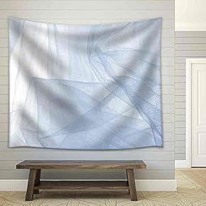Abstract Soft Chiffon Texture Background - Fabric Wall Tapestry Home Decor - 51x60 inches