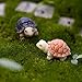 uhoMEy 2 Pcs Miniature Dollhouse Bonsai Fairy Garden Landscape DIY Decor