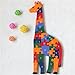 DD Wooden Blocks Jigsaw Puzzles Winding Giraffe Toys Letter & Numbers Puzzles Educational Toys For Toddlers Kids Children Boys Girls