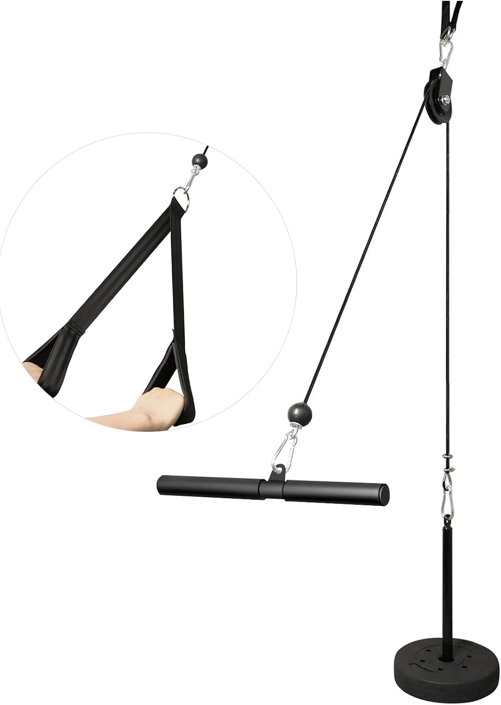 LFJ LAT and Lift Pulley System DIY Cable Gym Home Arm Strength Trainer