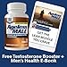 Ageless Male Free Testosterone Booster for Men - Promote Lean Muscle Mass w/Strength Training, Healthy Energy Production, Drive, Stamina, Enhancement, Health Supplement (120 Capsules, 2-Pack)