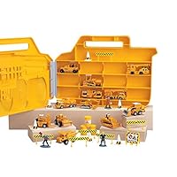 CP Toys 27 pc. On-the-Go Construction Playset with Carrying Case