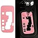 Hooke Road Pink Gear Shift Knobs Cover Trim for 2012-2018 Jeep JK Wrangler & Unlimited
