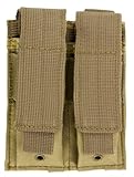 NcSTAR VISM Double Pistol Mag Pouch/Tan