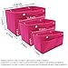 LEXSION Felt Purse Organizer Insert Bag organizer Multi Pocket Bag in Bag Organizer For Tote & Handbag Shaper 8008 Rosy L