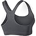 Women's Nike Swoosh Sports Bra, Sports Bra for Women with Compression & Medium Support, Carbon Heather/Anthracite/Black, Large