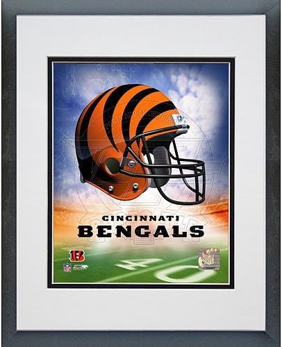 Amazon Com Photo File Cincinnati Bengals Helmet Logo 8x10 Framed Photo Sports Outdoors