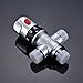 Rozin Solid Brass G1/2 Thermostatic Mixing Valve for Shower System Water Temperature Control, Chrome