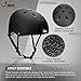 JBM Skateboard Helmet for Adults Skate Helmet Adult Skateboard Helmets Adult Skateboarding Helmet Youth Scooter Helmets Child Skating Helmets for Multi-Sports Roller Skate Inline Skating Longboard